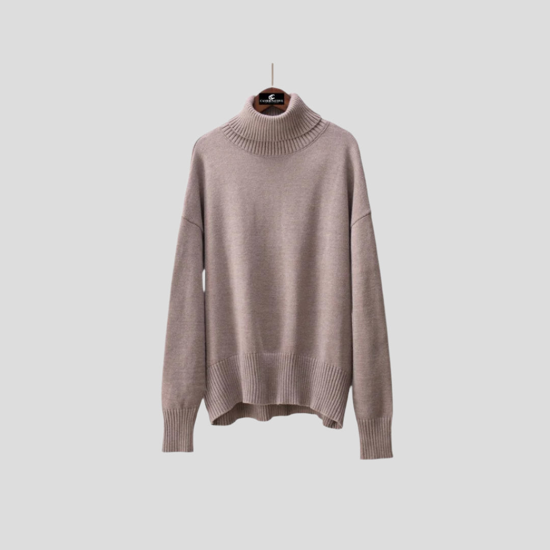 Women’s Relaxed Knit Turtleneck Sweater