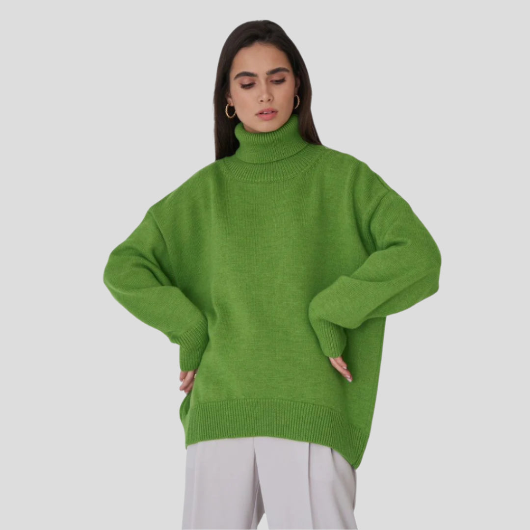 Women’s Relaxed Knit Turtleneck Sweater
