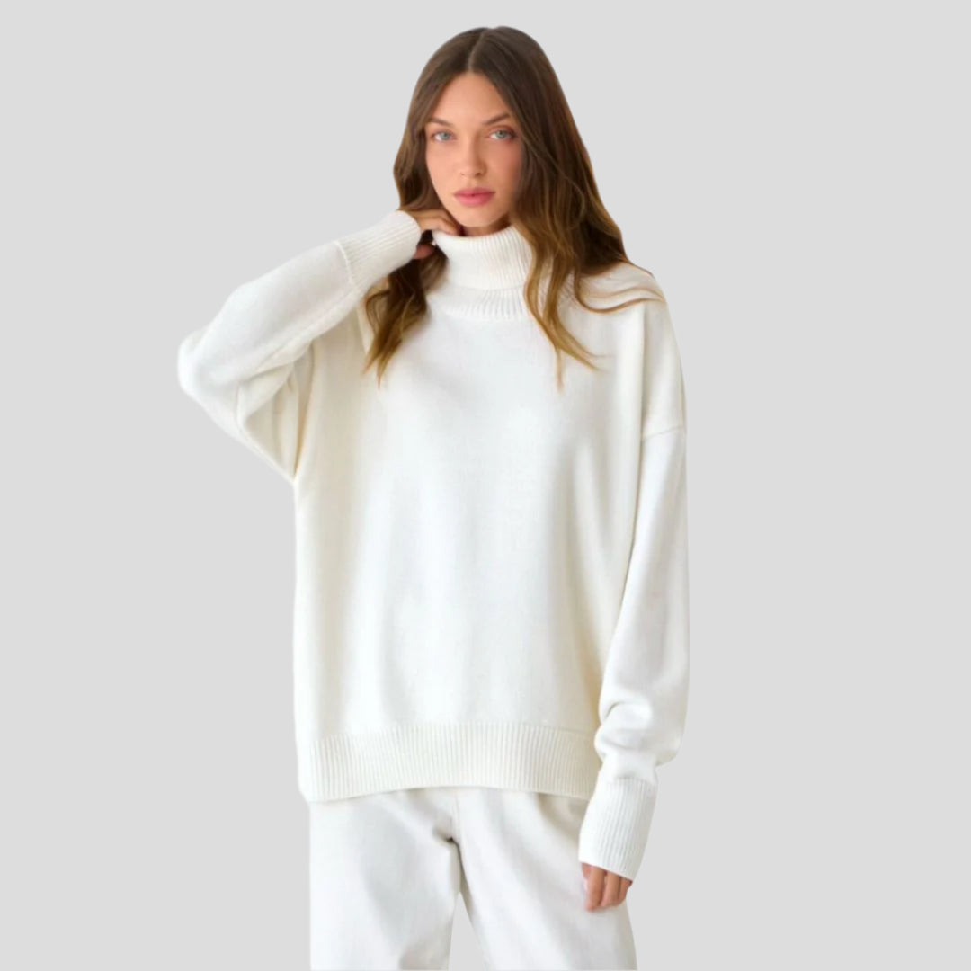 Women’s Relaxed Knit Turtleneck Sweater