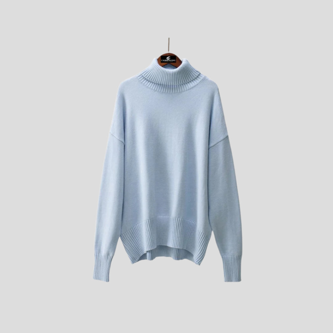 Women’s Relaxed Knit Turtleneck Sweater