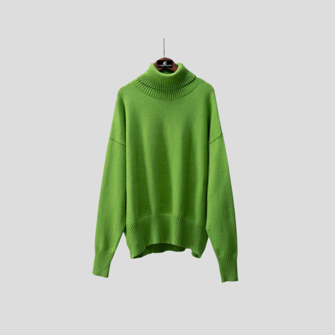 Women’s Relaxed Knit Turtleneck Sweater