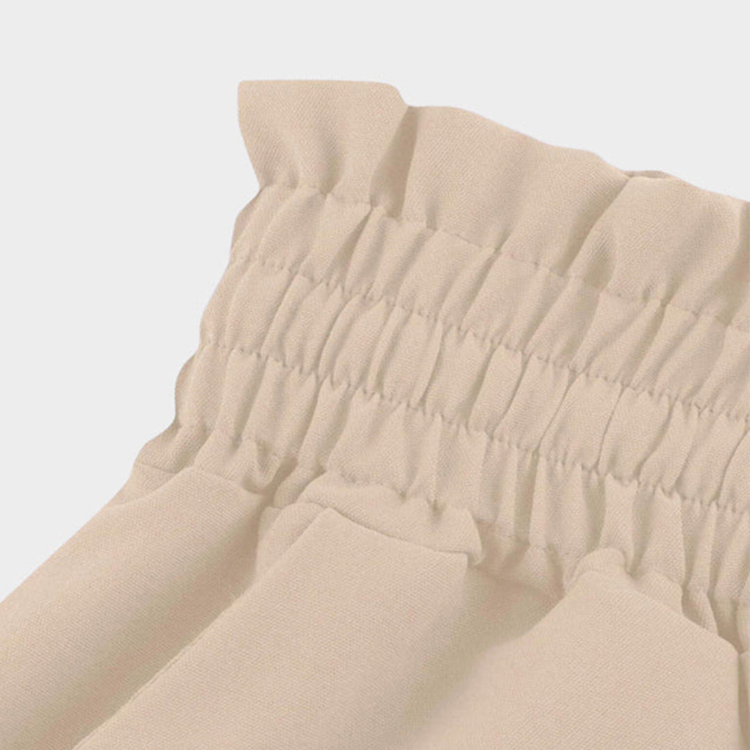 High-Rise Drawstring Palazzo Pants