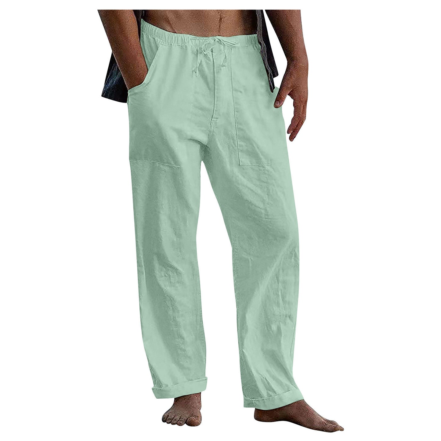 Relaxed Drawstring Lounge Trousers