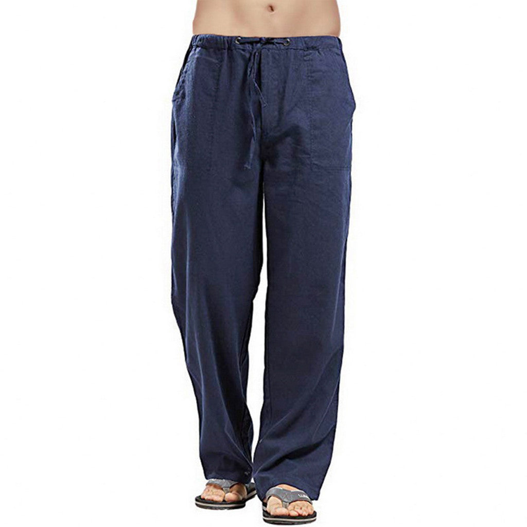 Relaxed Drawstring Lounge Trousers