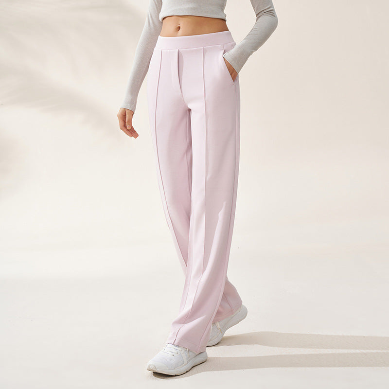 Tailored Straight-Leg Pants