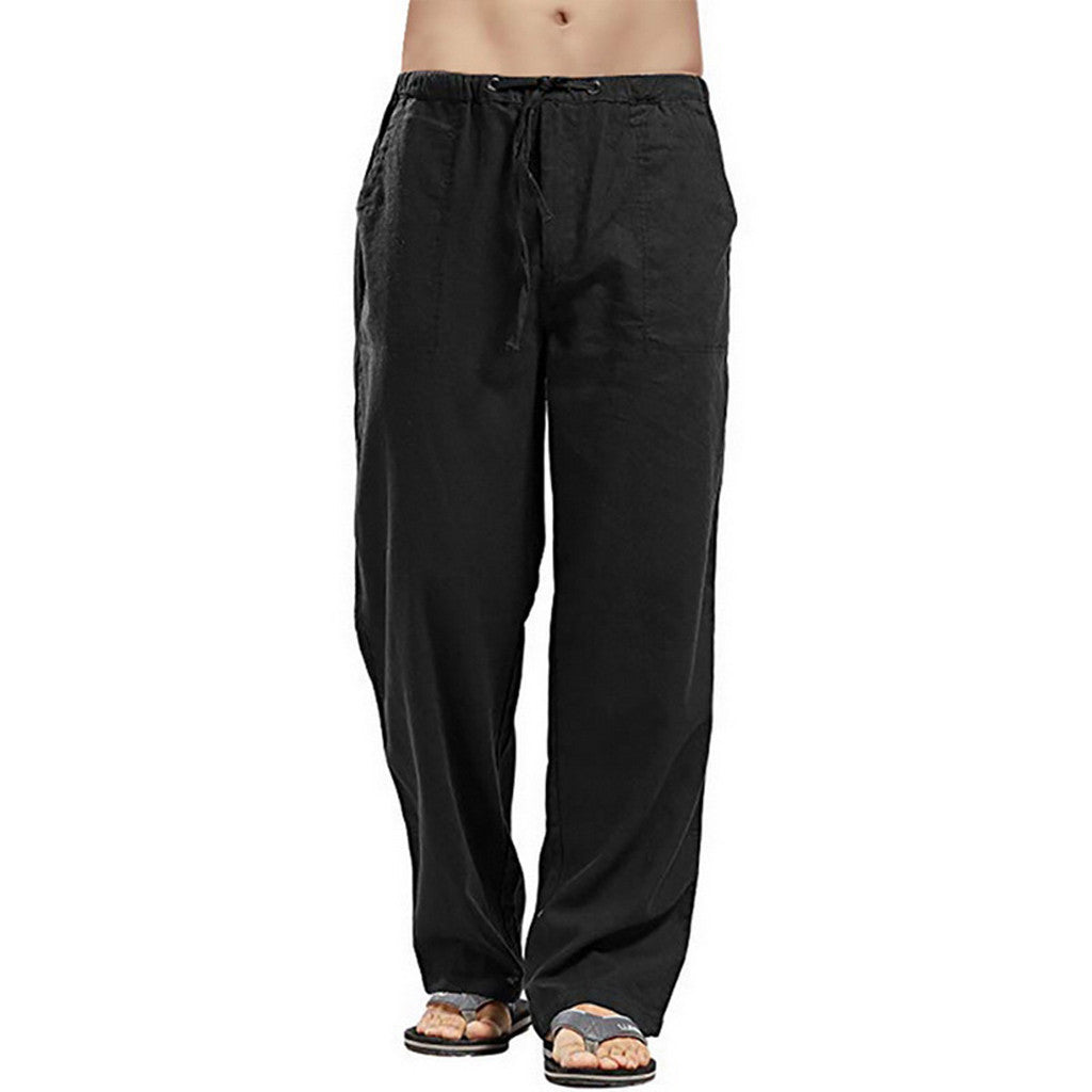 Relaxed Drawstring Lounge Trousers