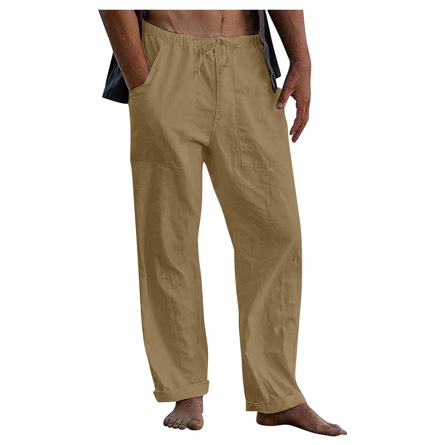 Relaxed Drawstring Lounge Trousers