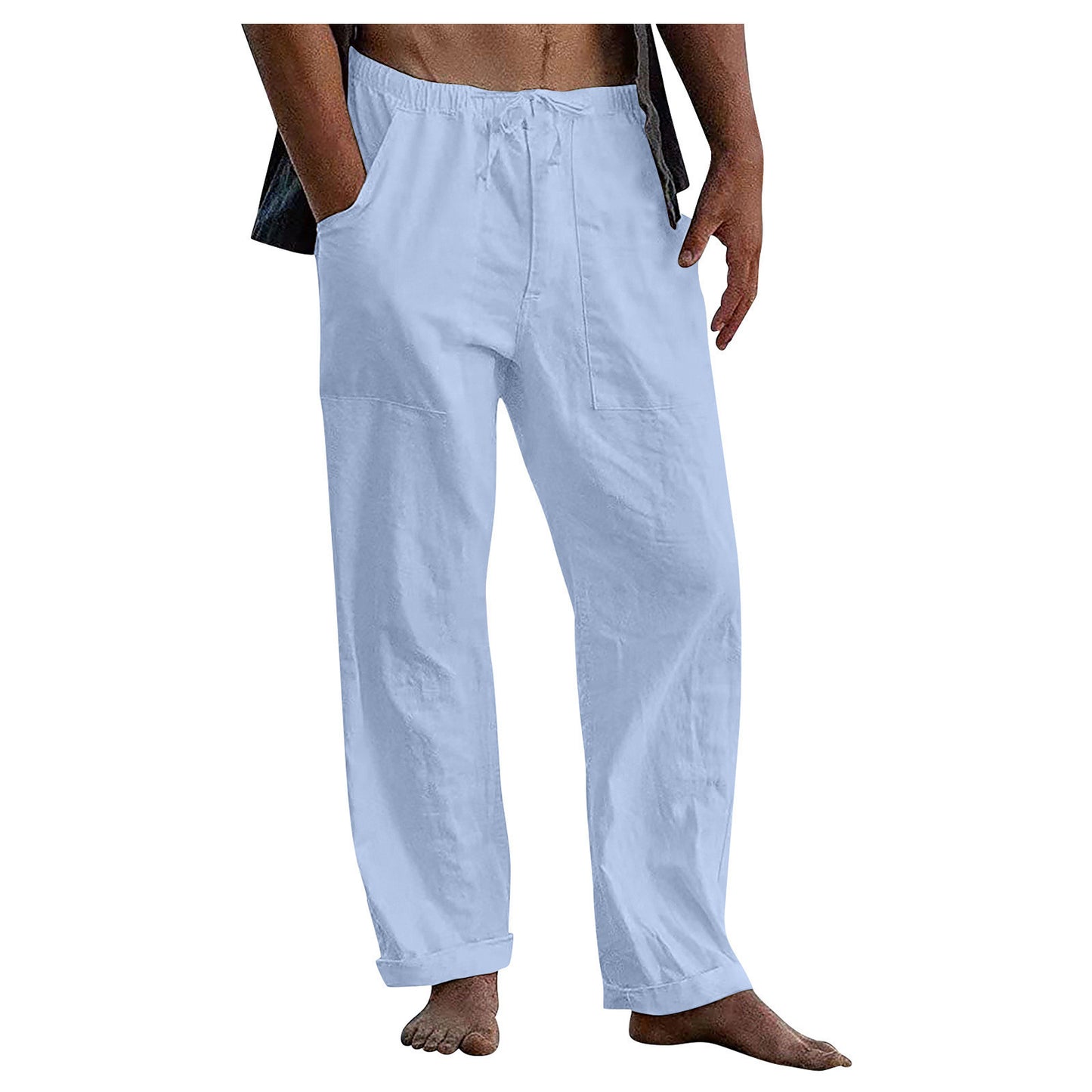 Relaxed Drawstring Lounge Trousers