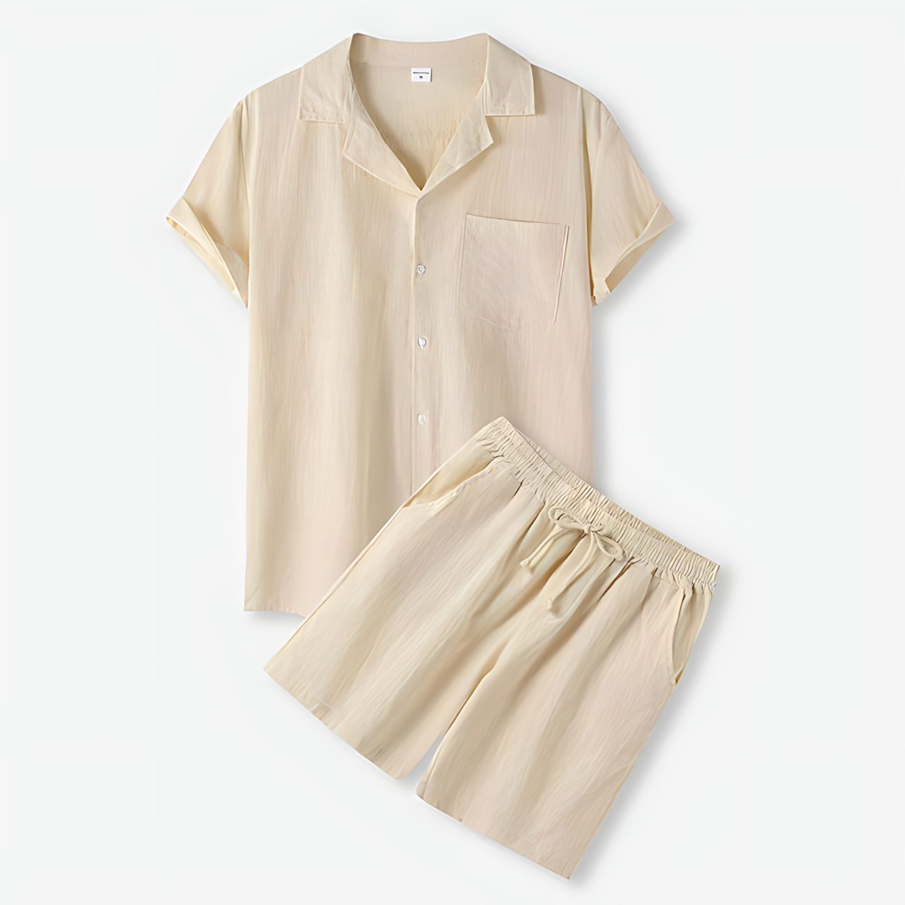 Relaxed Short Sleeve Shirt & Shorts Set