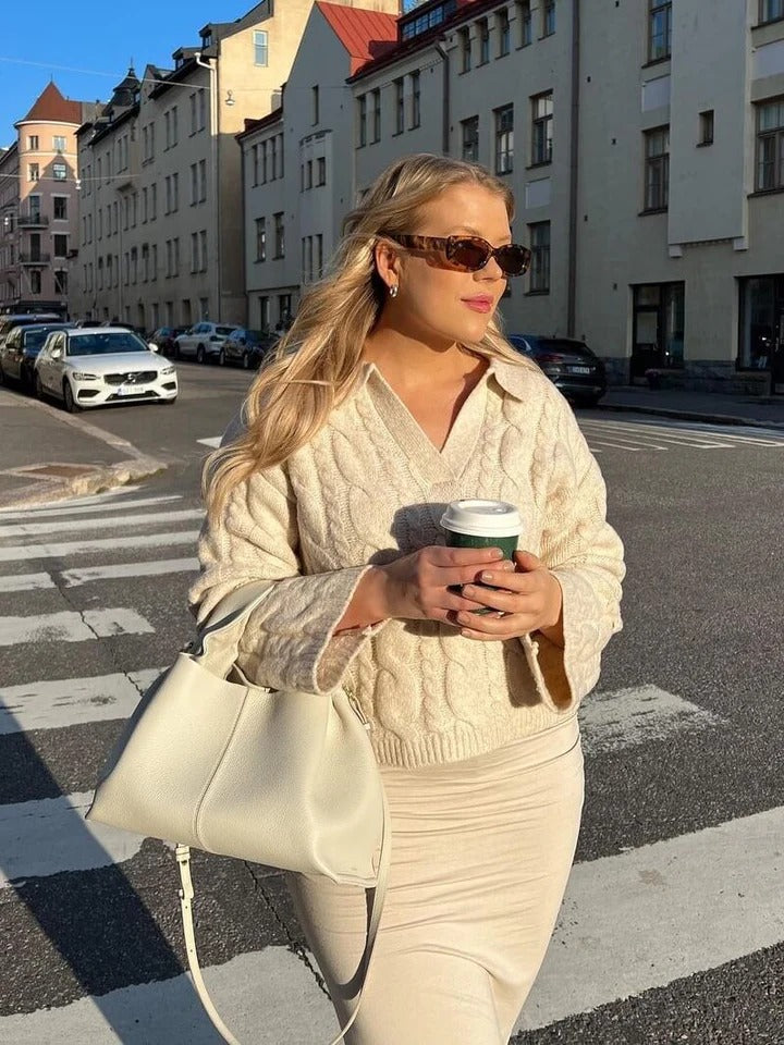 Structured Slouch Top Handle Bag