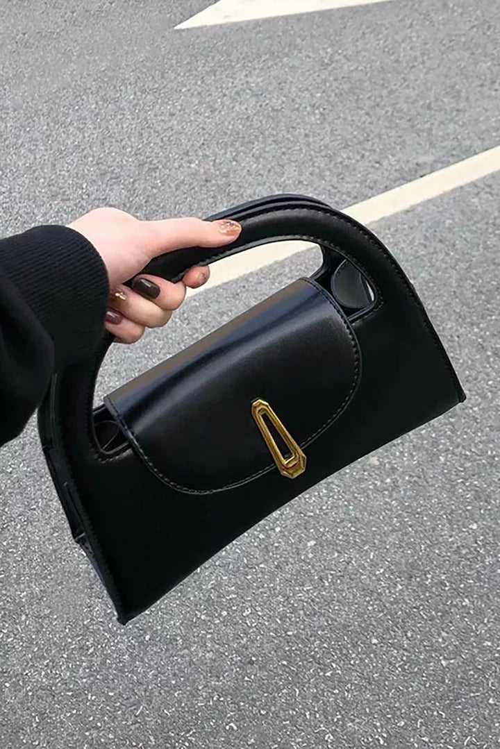 Curved Handle Mini Bag