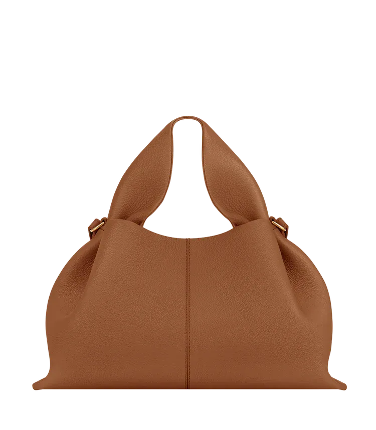 Structured Slouch Top Handle Bag