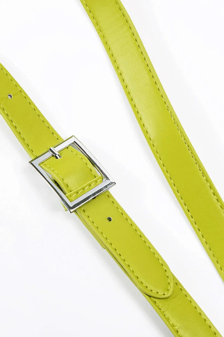 Structured Mini Bag with Buckle Detail