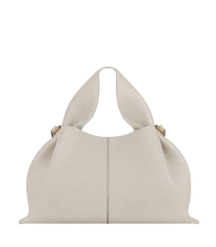 Structured Slouch Top Handle Bag