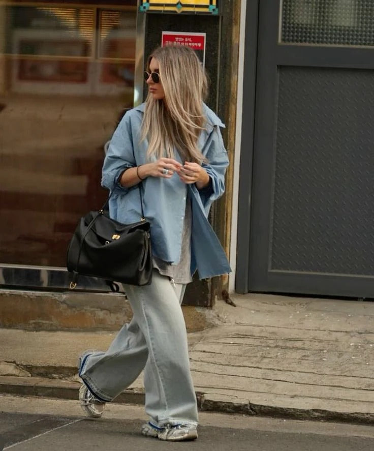 Folded Flap Structured Bag