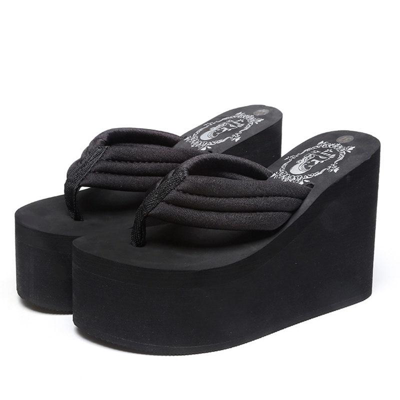 Elevated Wedge Flip-Flops