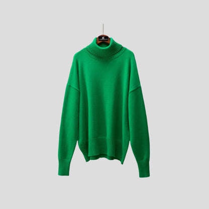 Women’s Relaxed Knit Turtleneck Sweater