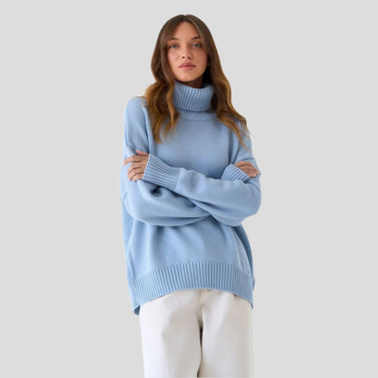 Women’s Relaxed Knit Turtleneck Sweater