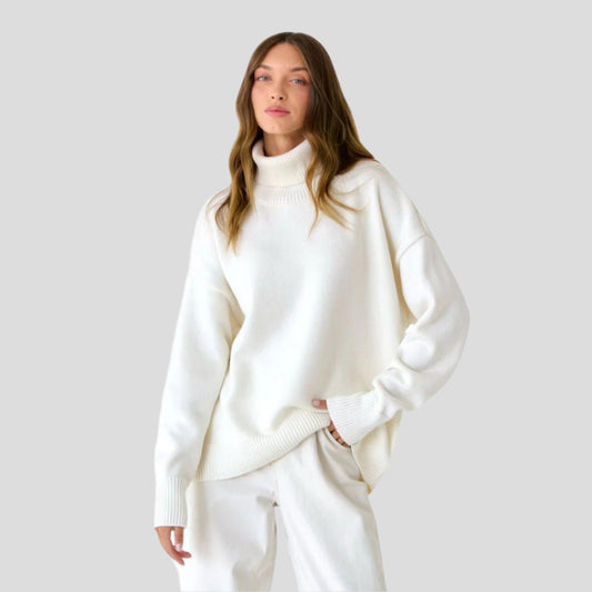 Women’s Relaxed Knit Turtleneck Sweater