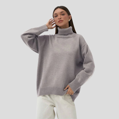 Women’s Relaxed Knit Turtleneck Sweater