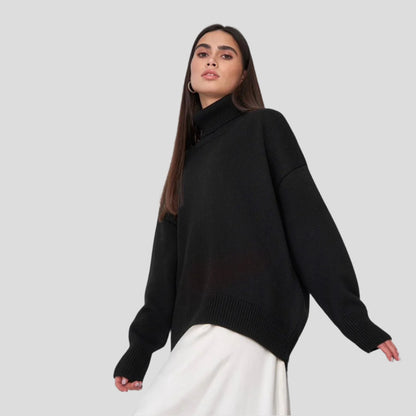 Women’s Relaxed Knit Turtleneck Sweater