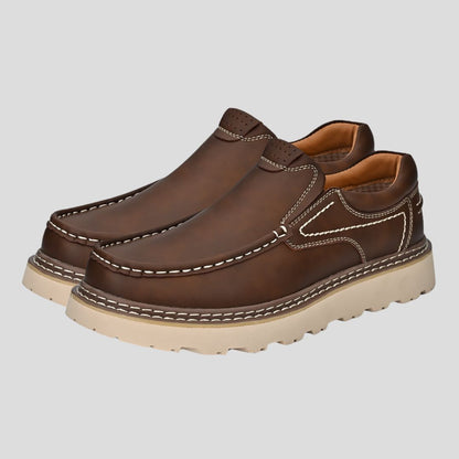 Men's Slip-On Moc Toe Casual Shoes