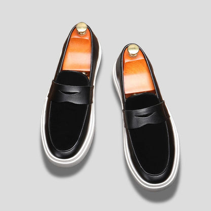 Men's Slip-On Penny Loafer with Contrast Sole