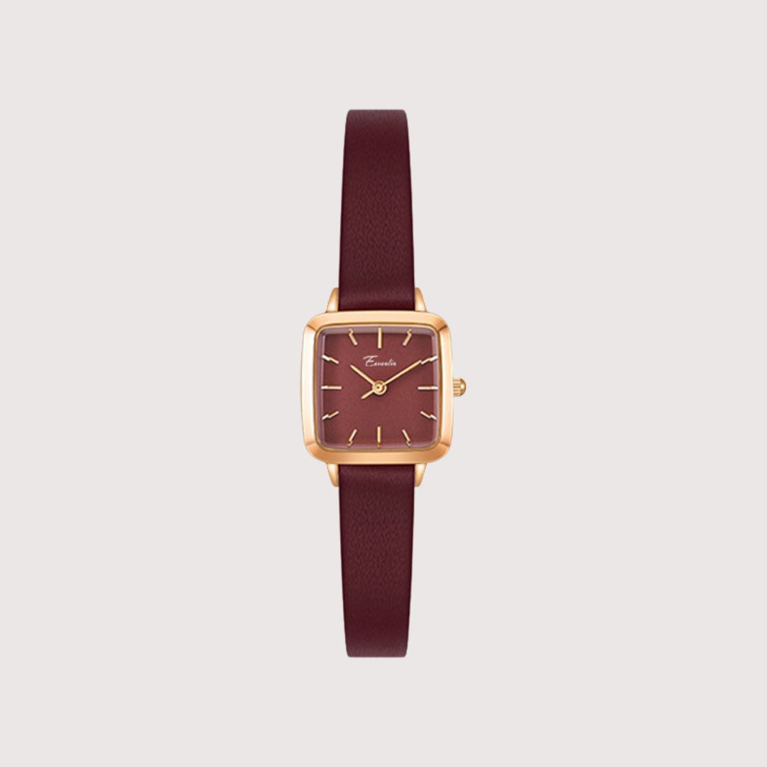 Women's Square Face Watch with Slim Strap