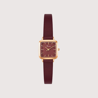 Women's Square Face Watch with Slim Strap