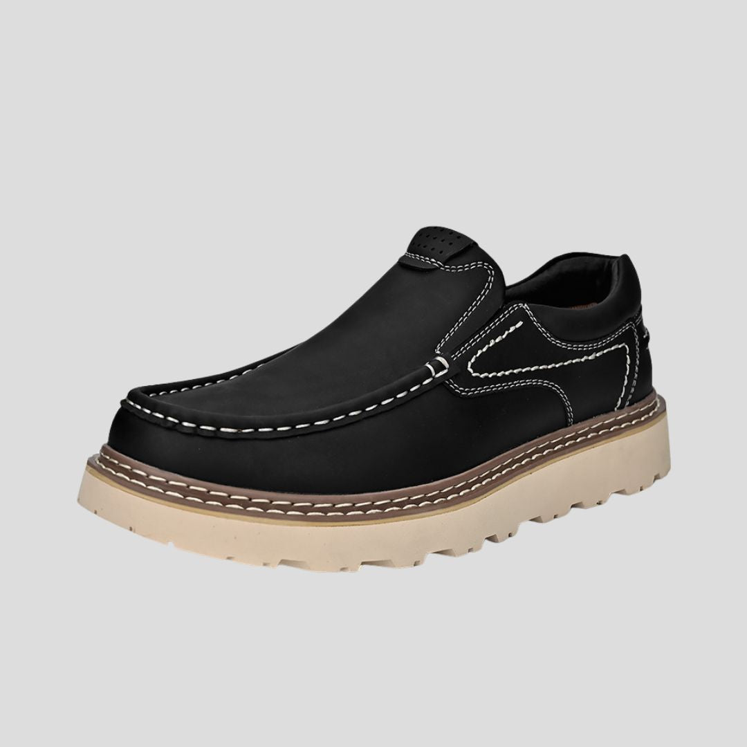 Men's Slip-On Moc Toe Casual Shoes