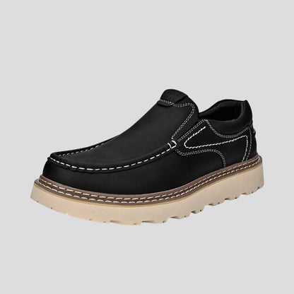 Men's Slip-On Moc Toe Casual Shoes