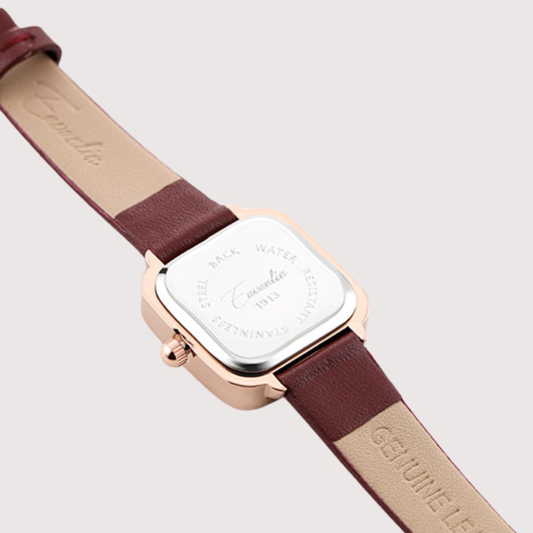 Women's Square Face Watch with Slim Strap