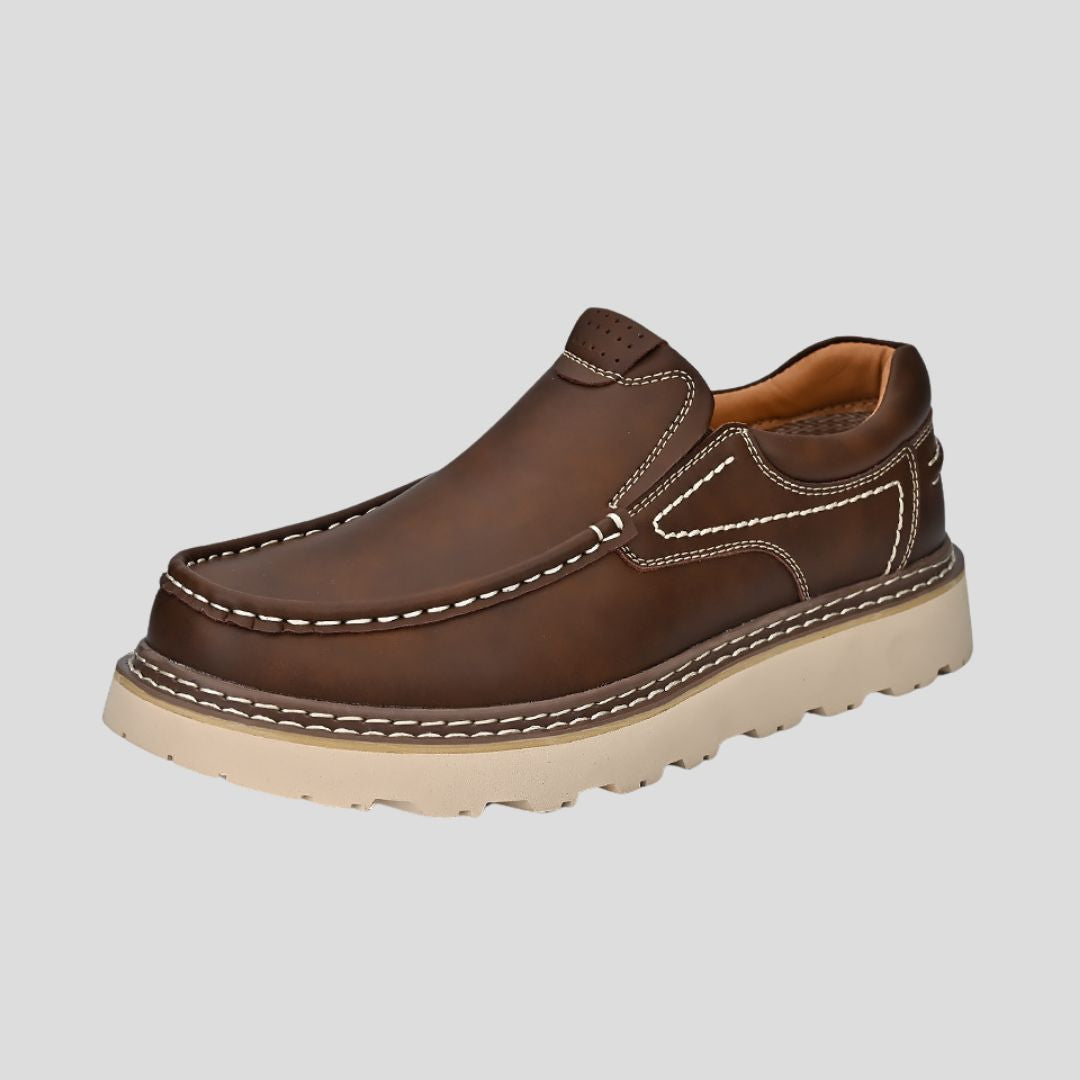 Men's Slip-On Moc Toe Casual Shoes