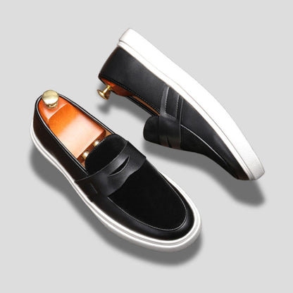 Men's Slip-On Penny Loafer with Contrast Sole
