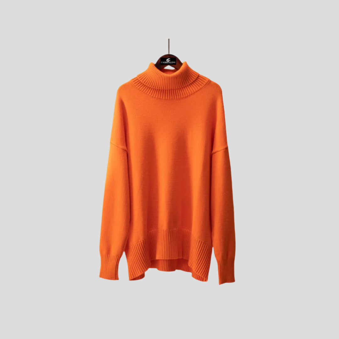Women’s Relaxed Knit Turtleneck Sweater