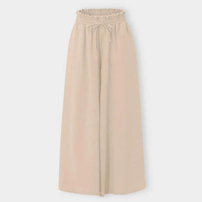 High-Rise Drawstring Palazzo Pants