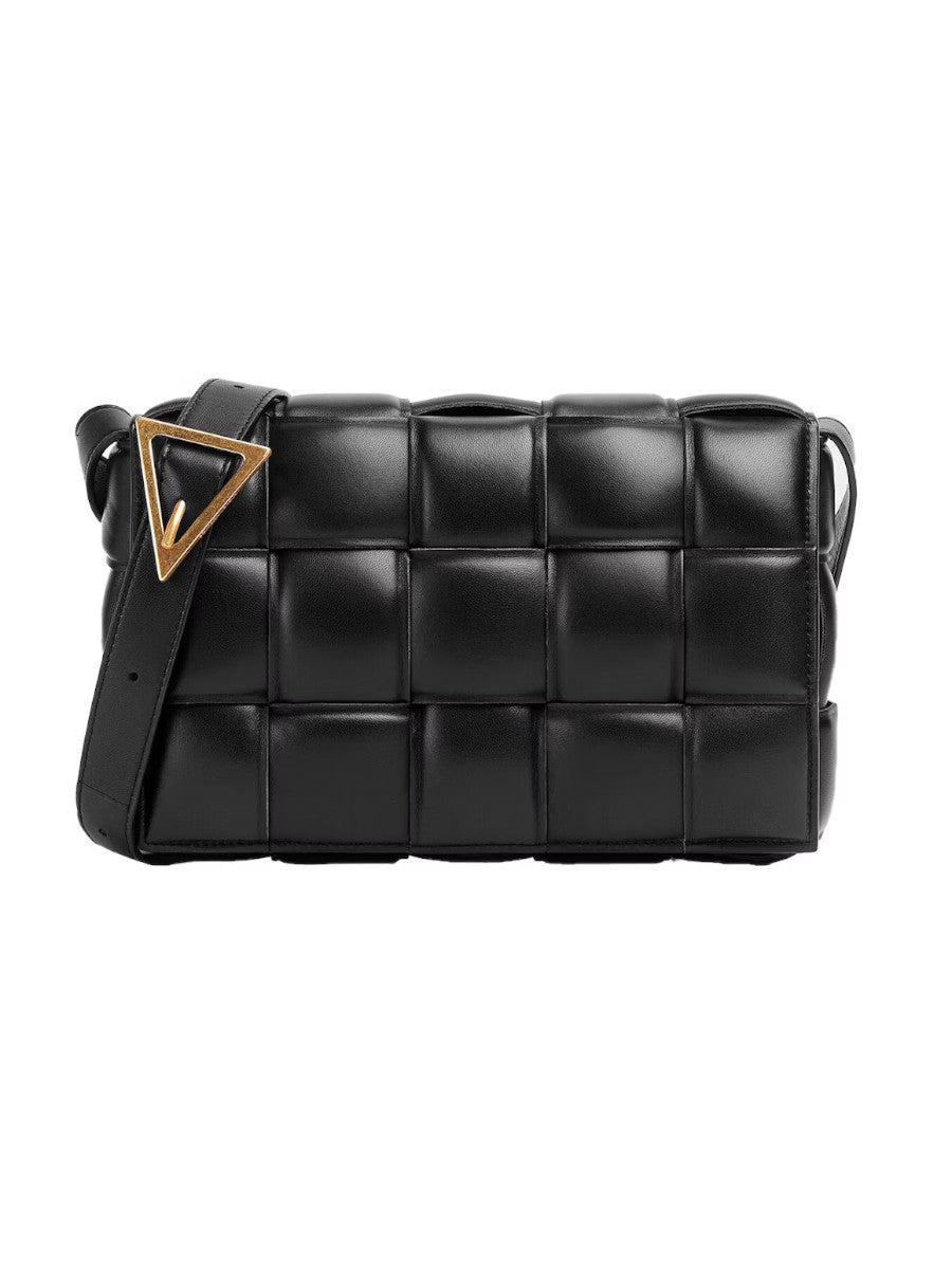 Structured Grid Shoulder Bag