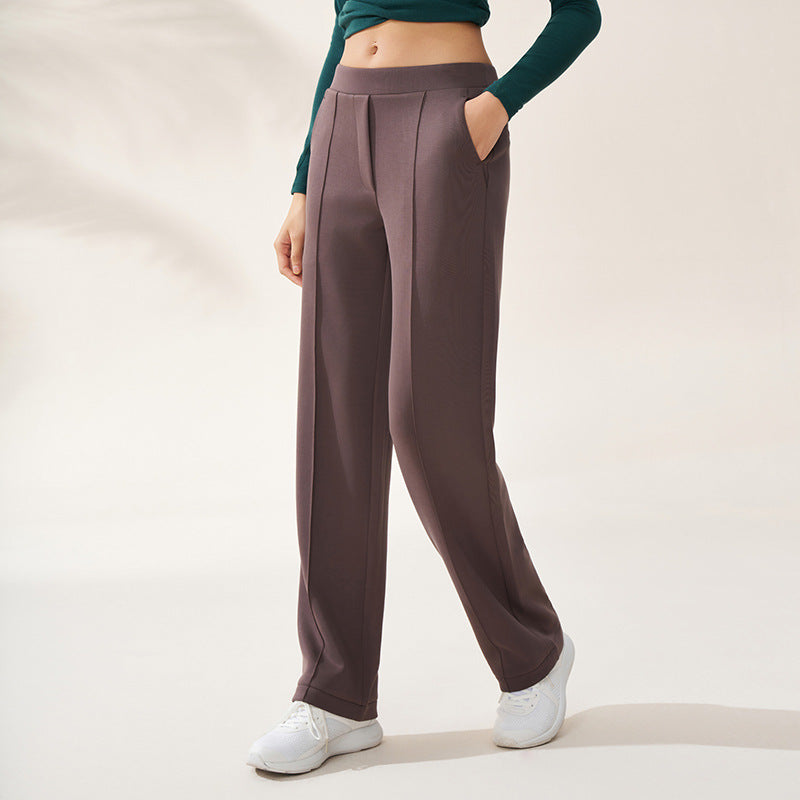 Tailored Straight-Leg Pants