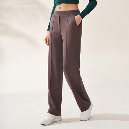 Tailored Straight-Leg Pants