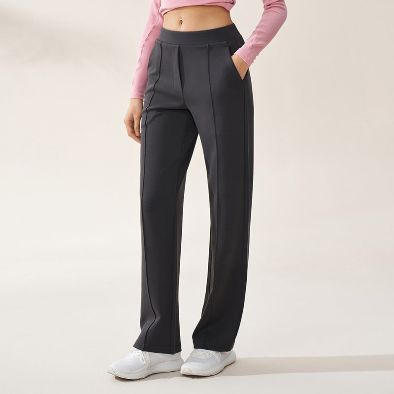 Tailored Straight-Leg Pants