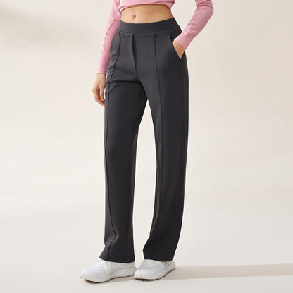 Tailored Straight-Leg Pants