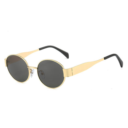 Oval Frame Sunglasses