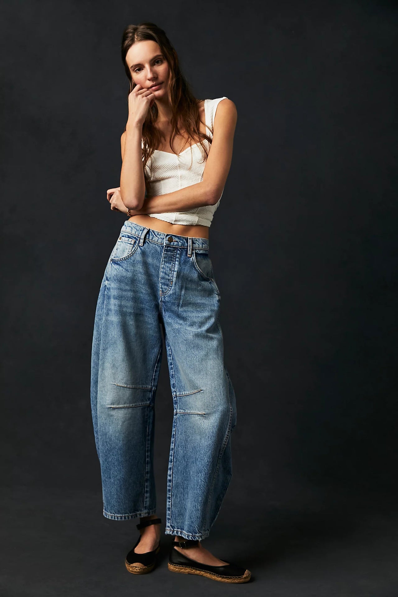 Wide-Leg Leopard Print Pants