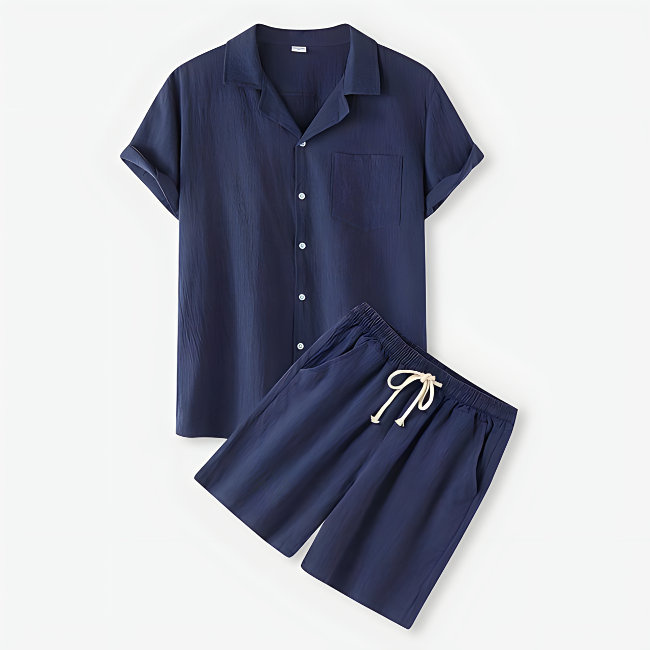 Relaxed Short Sleeve Shirt & Shorts Set