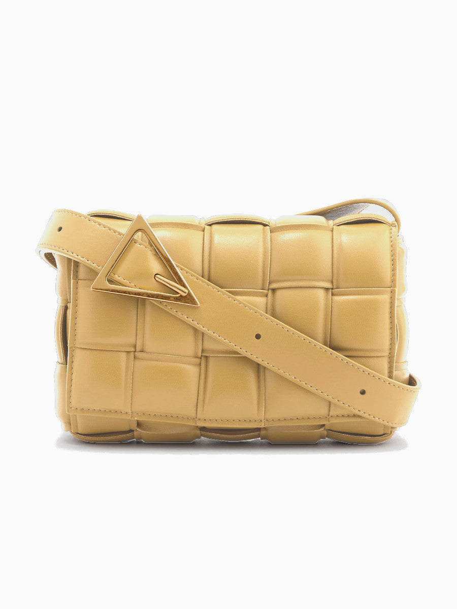 Structured Grid Shoulder Bag