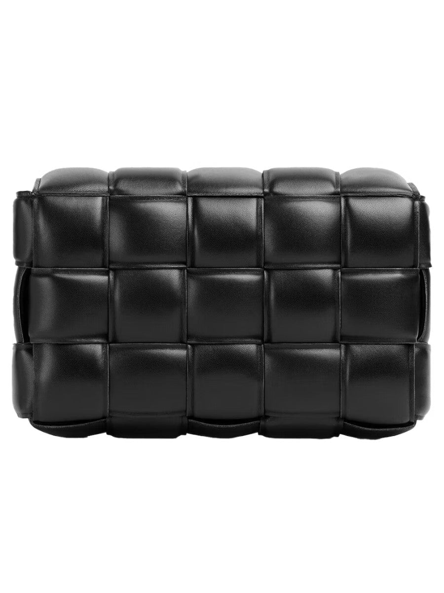 Structured Grid Shoulder Bag