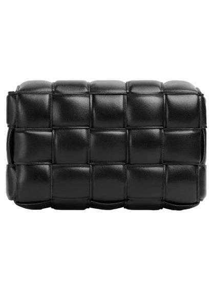 Structured Grid Shoulder Bag