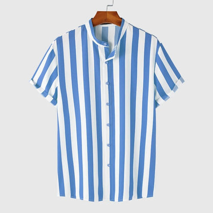 Vertical Statement Collar Shirt