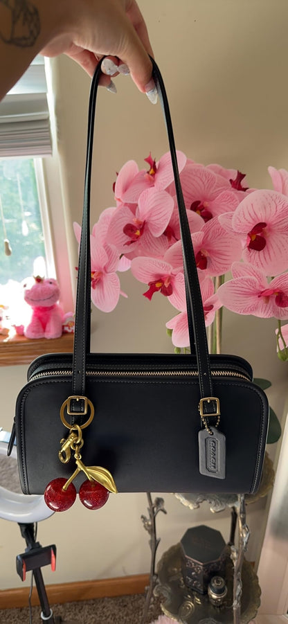 Box-Edge Rectangular Shoulder Bag