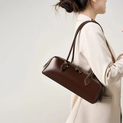 Barrel Zip Shoulder Bag
